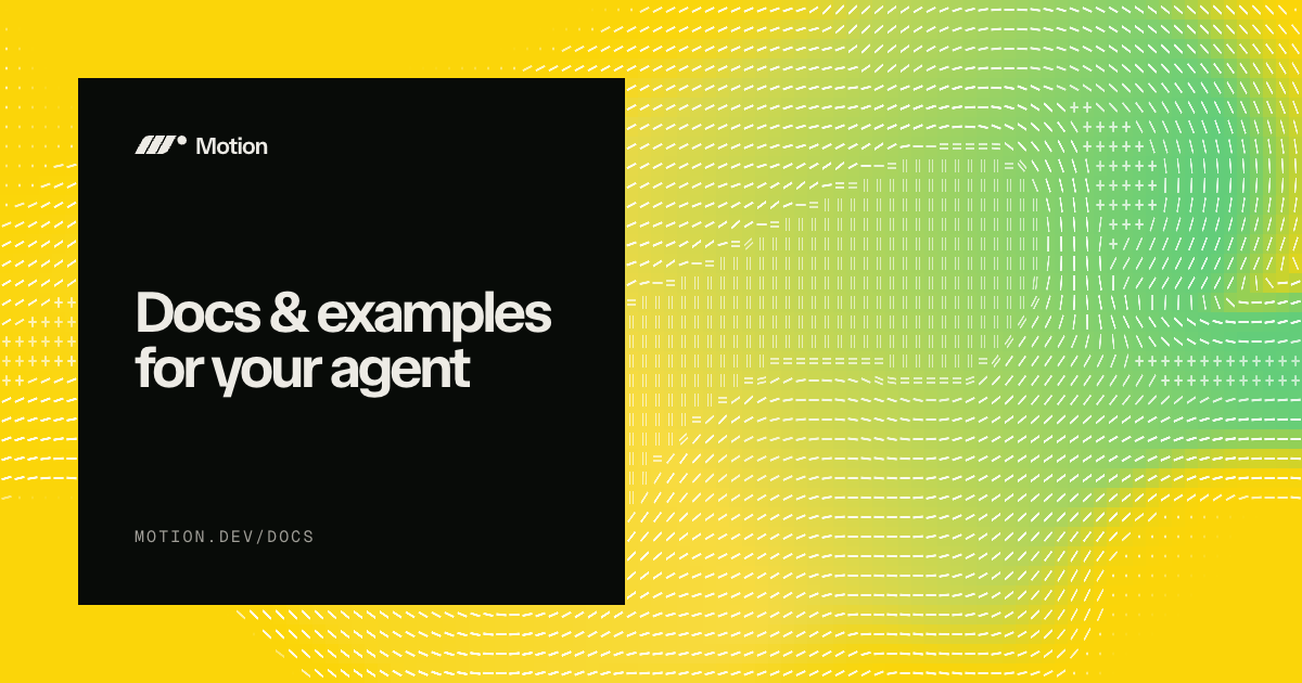 Motion AI Kit AI Context: docs and example context for your agent ...
