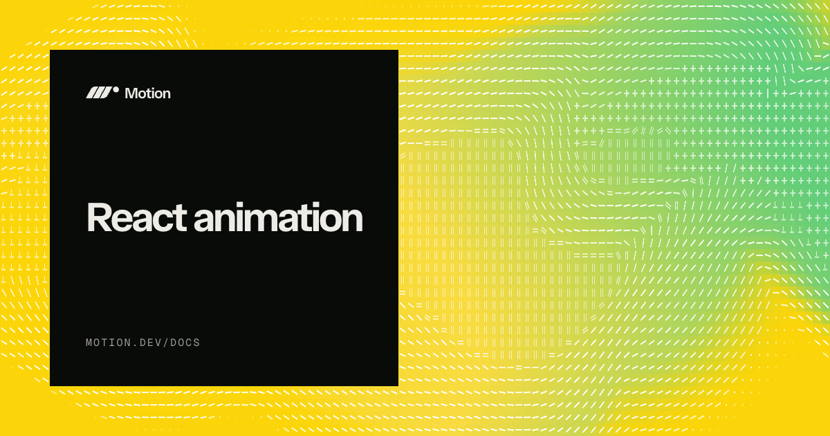React Animation | Keyframes, Transitions & Gestures | Motion for React