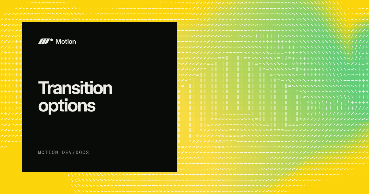 Vue transitions | Configure Motion animations | Motion for Vue